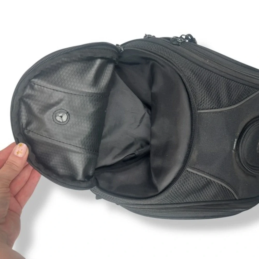 Joe Rocket Manta Tank‎ Magnet Bag Black Motorcycle Touring Racer Bikercore Gear